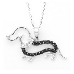 Wiener dog necklace